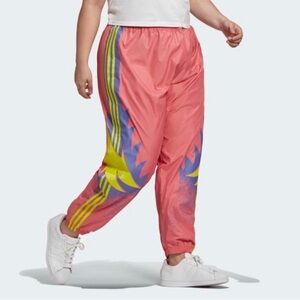 Adidas Originals Womens Plus Size 3X Fakten Joggers Track Pants Pink GT4542